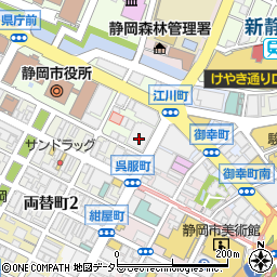 静岡銀行呉服町支店周辺の地図