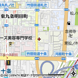 京都府京都市南区東九条柳下町33周辺の地図