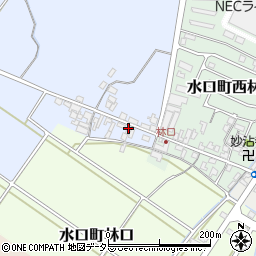 滋賀県甲賀市水口町北脇922周辺の地図
