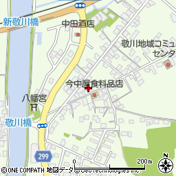 島根県江津市敬川町1738-7周辺の地図