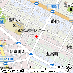 静岡県静岡市葵区四番町12周辺の地図