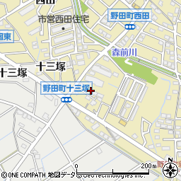 愛知県刈谷市野田町一本木12周辺の地図