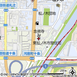 京都府京都市南区東九条柳下町61周辺の地図