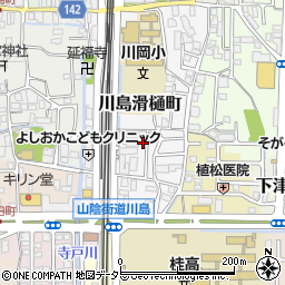 京都府京都市西京区川島滑樋町40-18周辺の地図