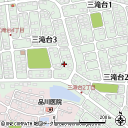三重県四日市市三滝台3丁目10周辺の地図