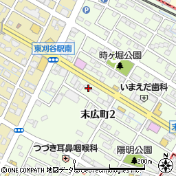 Cafe猫酒場 papanyan パパニャン 東刈谷店周辺の地図