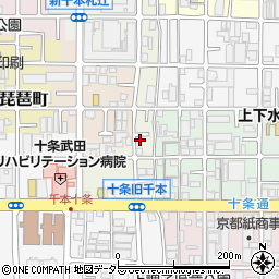 京都府京都市南区西九条唐戸町37周辺の地図