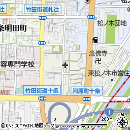 京都府京都市南区東九条柳下町27周辺の地図