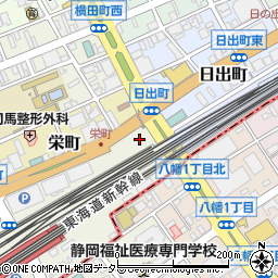 タイムズ静岡黒金町駐車場周辺の地図