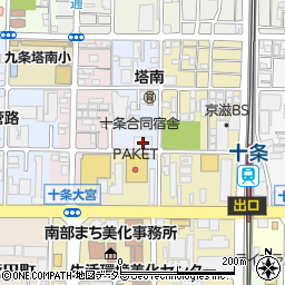 東芝テック京都支店周辺の地図