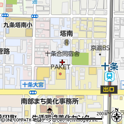 東芝テック株式会社京都支店周辺の地図