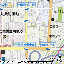 京都府京都市南区東九条柳下町35周辺の地図