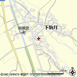 滋賀県蒲生郡日野町下駒月1074周辺の地図