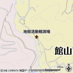 地殻活動観測場周辺の地図