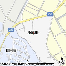 愛知県知多市八幡小原田周辺の地図