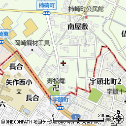 愛知県安城市柿碕町長合36周辺の地図