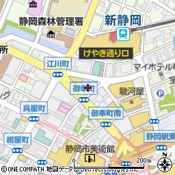 三菱ＵＦＪモルガン・スタンレー証券株式会社静岡支店周辺の地図