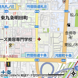 京都府京都市南区東九条柳下町34周辺の地図