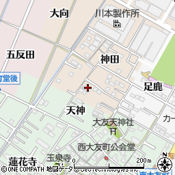 大藤建設倉庫周辺の地図
