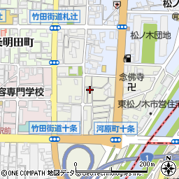 京都府京都市南区東九条柳下町45周辺の地図