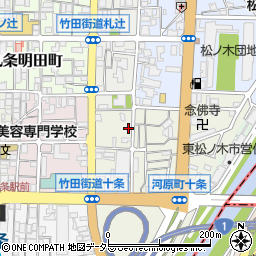 京都府京都市南区東九条柳下町43周辺の地図