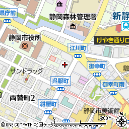 株式会社財産ネットワークス　静岡周辺の地図