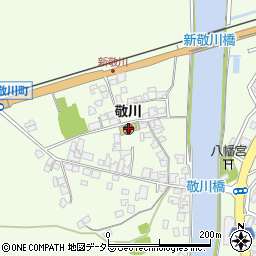 敬川周辺の地図