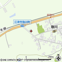 島根県江津市敬川町1046周辺の地図
