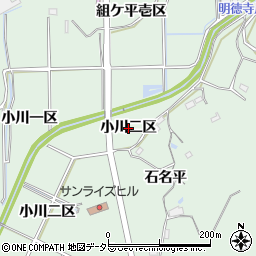 愛知県東浦町（知多郡）緒川（小川二区）周辺の地図