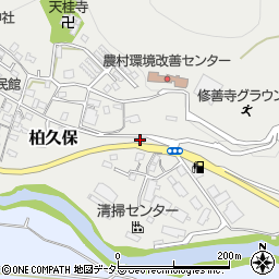 静岡県伊豆市柏久保130周辺の地図