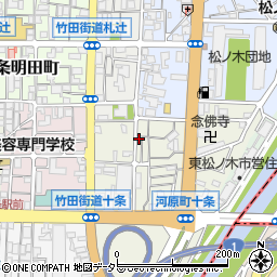 京都府京都市南区東九条柳下町44周辺の地図