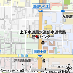京都日産本社店周辺の地図