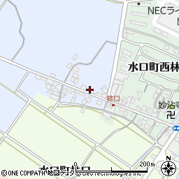 滋賀県甲賀市水口町北脇909周辺の地図