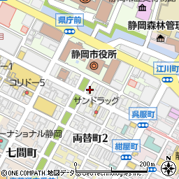 ＧＩＮＹＡ静岡店周辺の地図