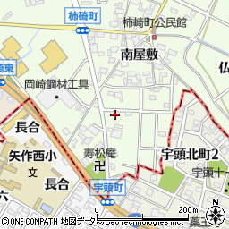 愛知県安城市柿碕町長合93周辺の地図