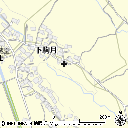 滋賀県蒲生郡日野町下駒月885周辺の地図