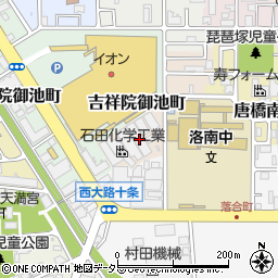 京都府京都市南区吉祥院春日町4周辺の地図