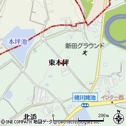 愛知県知多郡東浦町緒川東本坪10周辺の地図