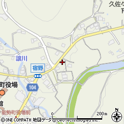 大阪府豊能郡能勢町宿野197周辺の地図