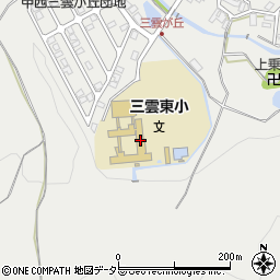 湖南市立三雲東小学校周辺の地図