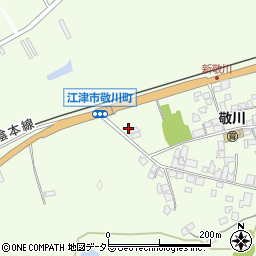 島根県江津市敬川町1044周辺の地図