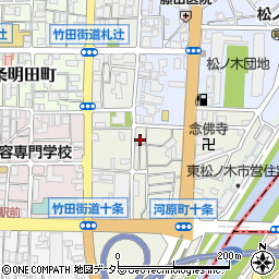 京都府京都市南区東九条柳下町46周辺の地図