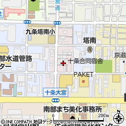京都府京都市南区西九条御幸田町12周辺の地図