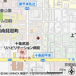京都府京都市南区唐橋芦辺町20周辺の地図