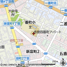 静岡市立番町小学校周辺の地図