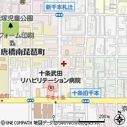 コンセプト十条新千本北パーキング周辺の地図