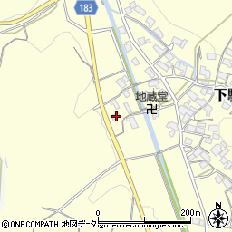 滋賀県蒲生郡日野町下駒月1765周辺の地図
