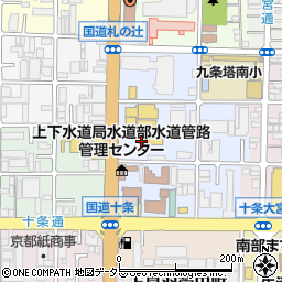 京都三菱自動車販売株式会社　本社十条店お客様相談室周辺の地図