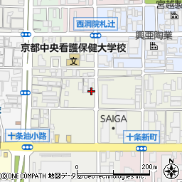 京都府京都市南区東九条松田町48周辺の地図