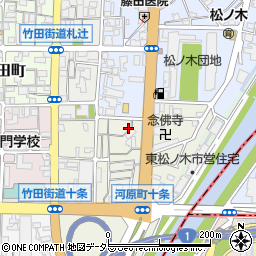 京都府京都市南区東九条柳下町51周辺の地図